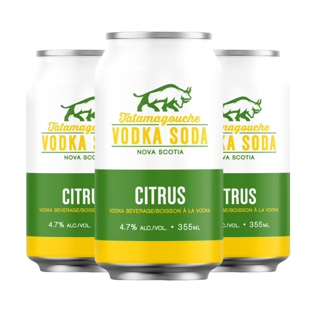 12 or 24 Pack of Citrus Vodka Soda