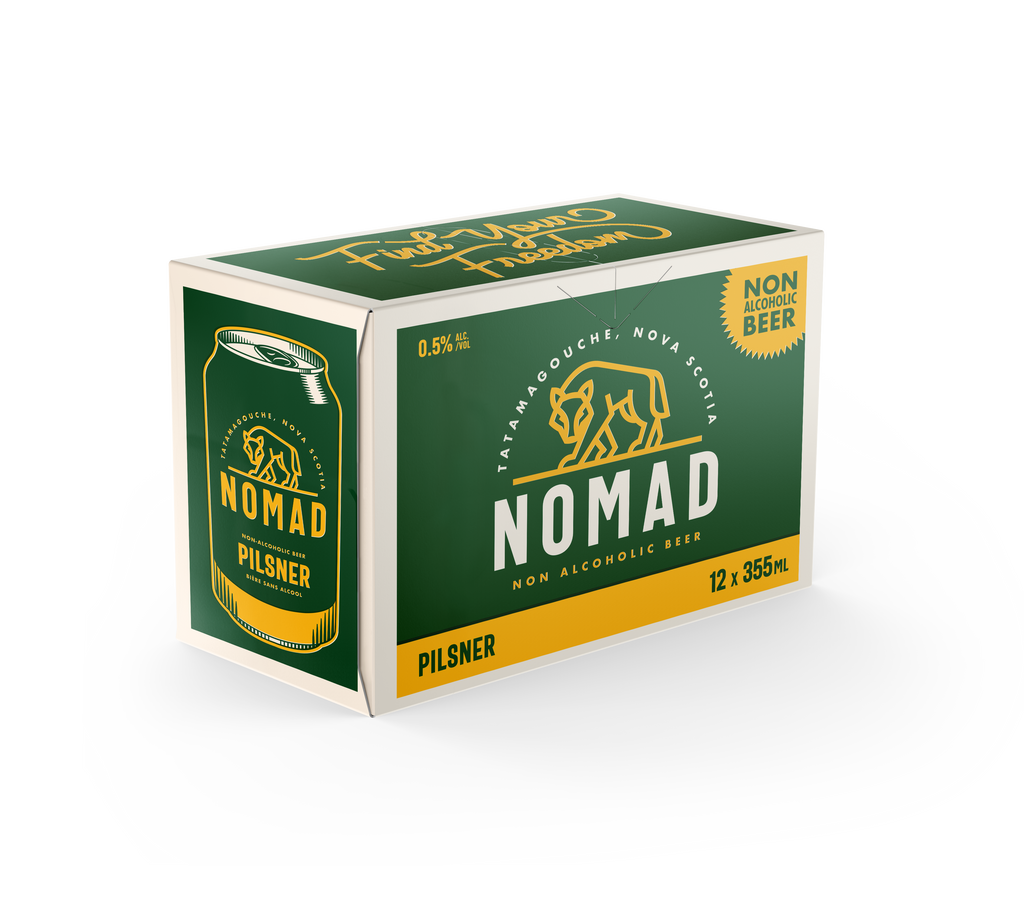 12 or 24 Pack of Nomad Non-Alcoholic Pilsner