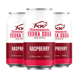 12 or 24 Pack of Raspberry Vodka Soda